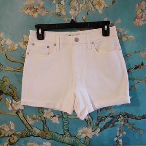 Madewell Women's Denim Ivory Shorts Size 26.